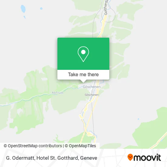 G. Odermatt, Hotel St. Gotthard map