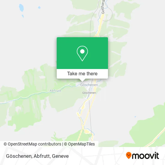 Göschenen, Abfrutt map