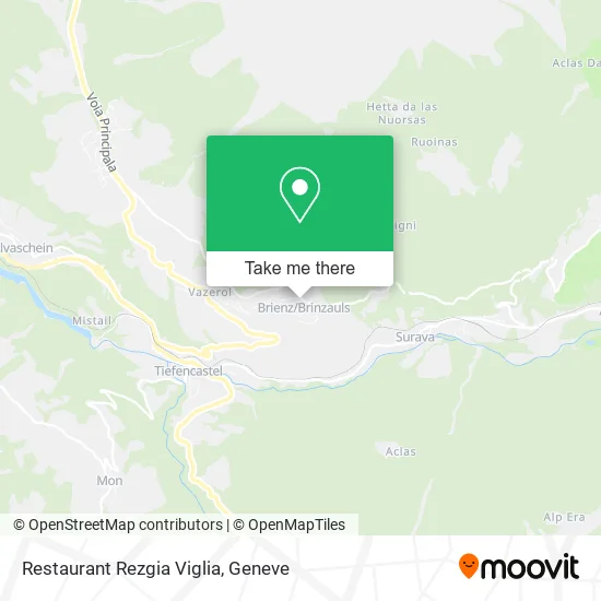 Restaurant Rezgia Viglia map