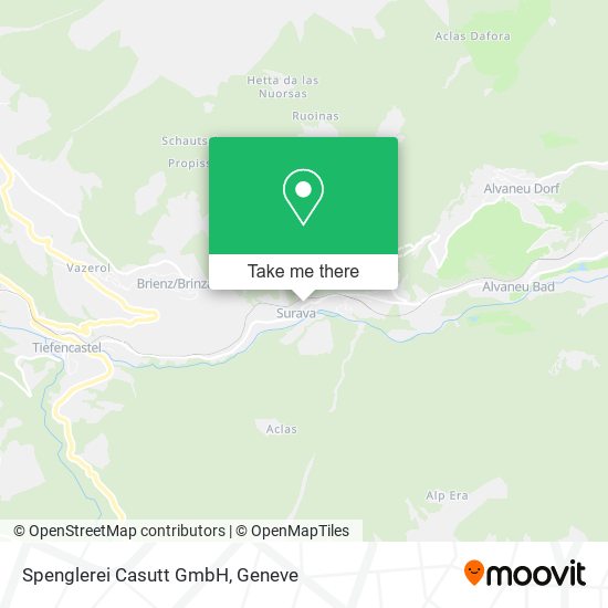 Spenglerei Casutt GmbH map