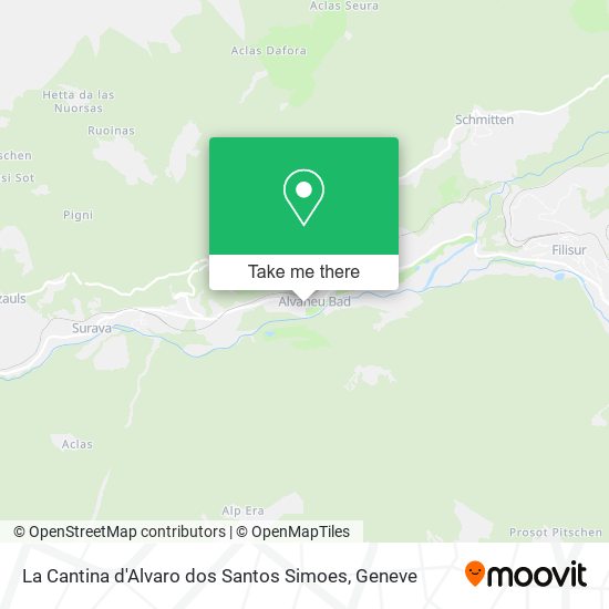 La Cantina d'Alvaro dos Santos Simoes map