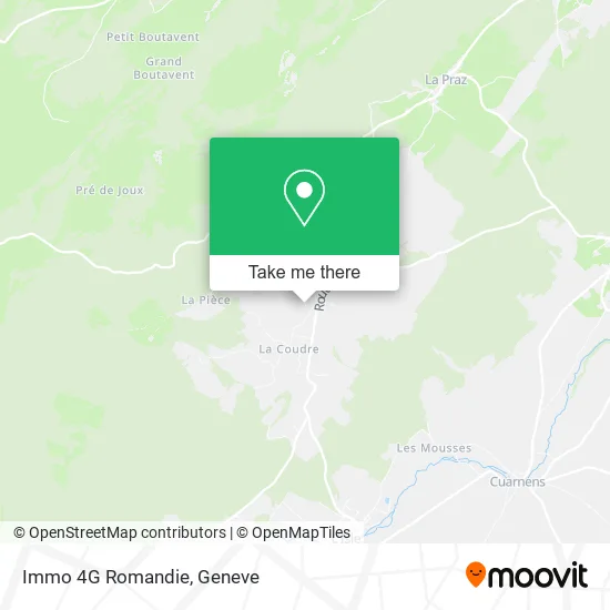Immo 4G Romandie map