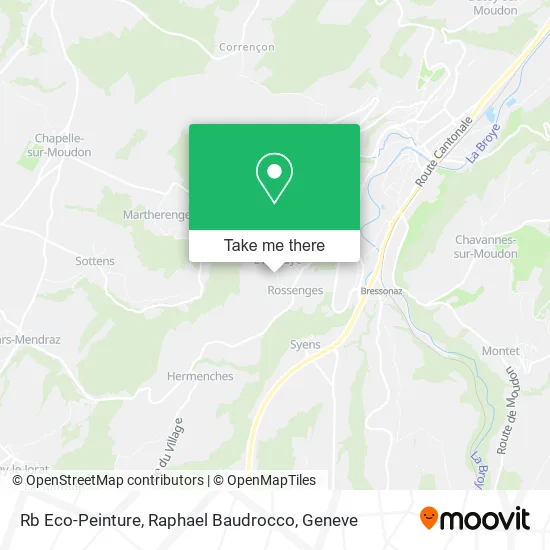 Rb Eco-Peinture, Raphael Baudrocco map