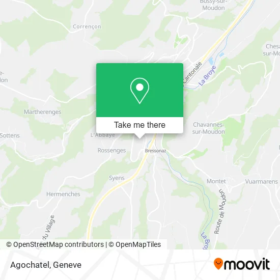 Agochatel map