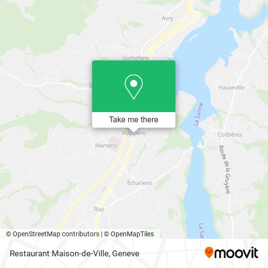 Restaurant Maison-de-Ville map