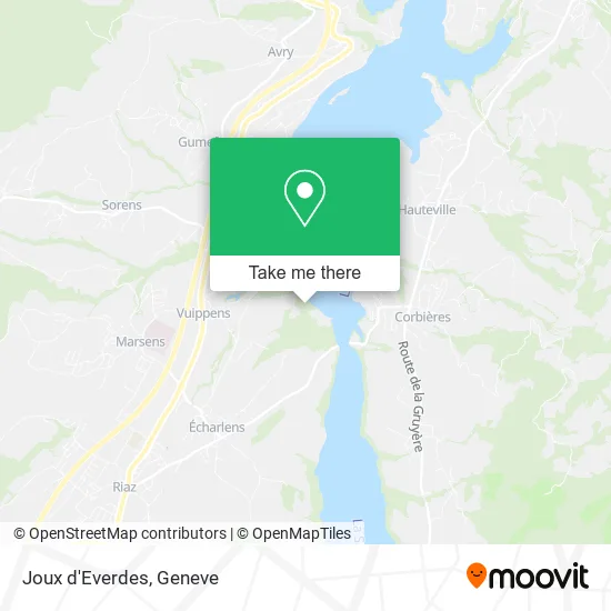 Joux d'Everdes map