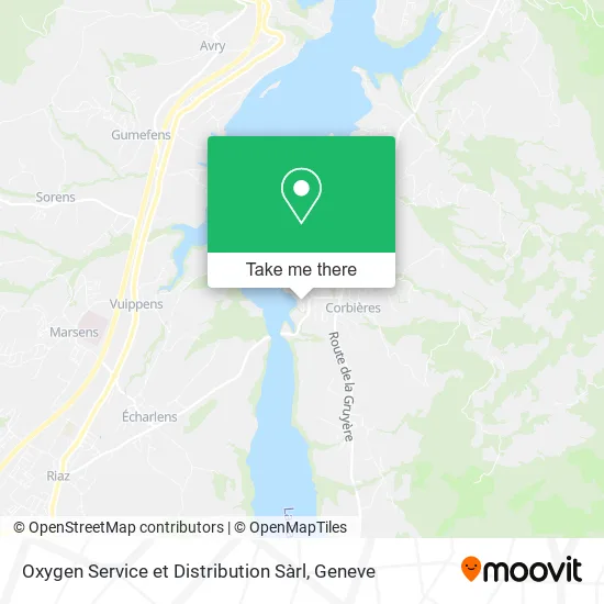 Oxygen Service et Distribution Sàrl map