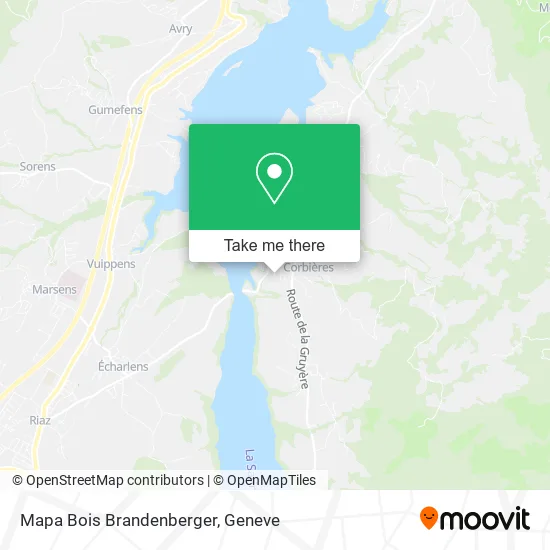 Mapa Bois Brandenberger map