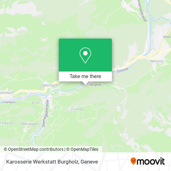 Karosserie Werkstatt Burgholz map