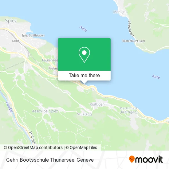 Gehri Bootsschule Thunersee map