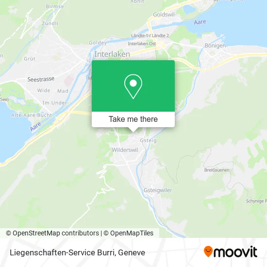 Liegenschaften-Service Burri map