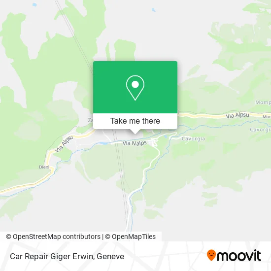 Car Repair Giger Erwin map