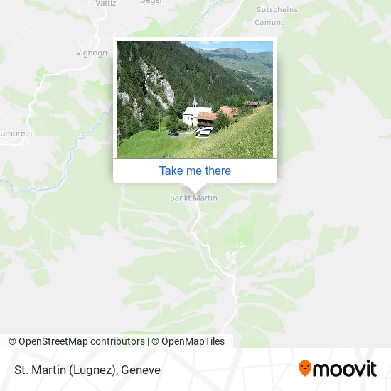 St. Martin (Lugnez) map