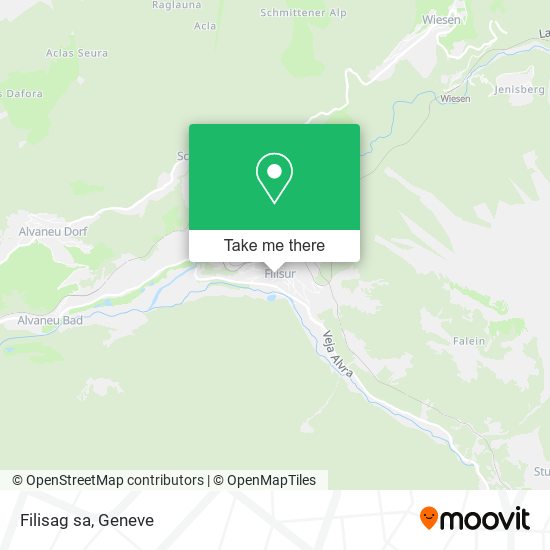 Filisag sa map