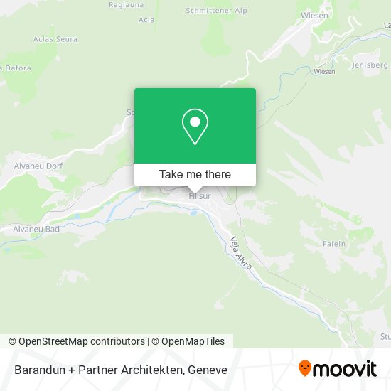 Barandun + Partner Architekten map