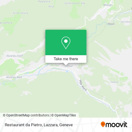 Restaurant da Pietro, Lazzara map