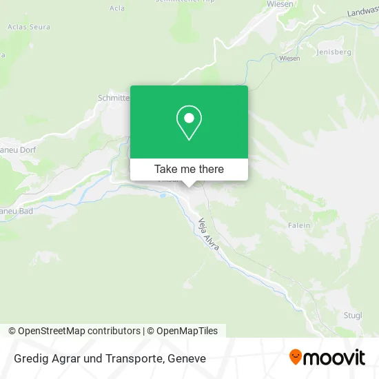 Gredig Agrar und Transporte map