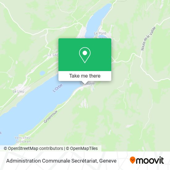 Administration Communale Secrétariat map