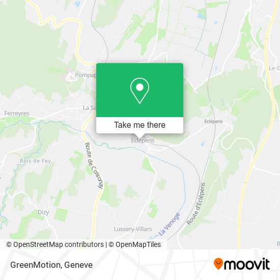 GreenMotion map