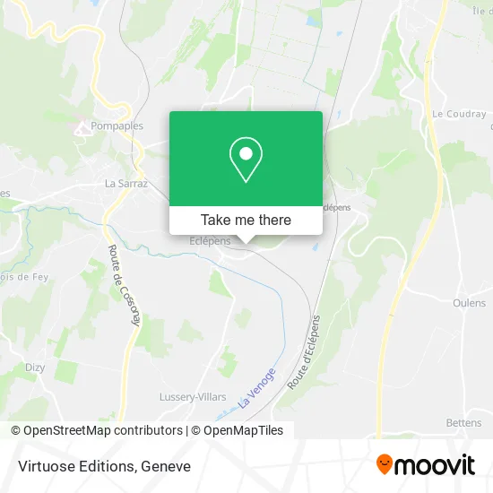 Virtuose Editions map