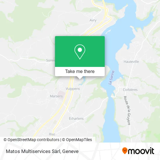 Matos Multiservices Sàrl map