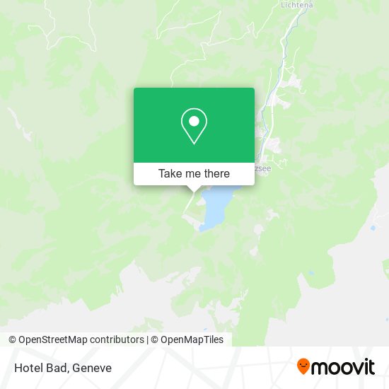 Hotel Bad map