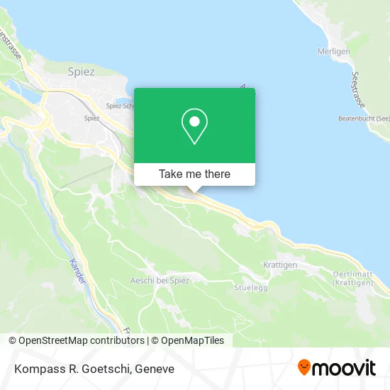 Kompass R. Goetschi map