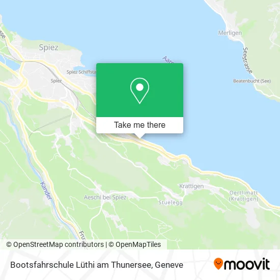Bootsfahrschule Lüthi am Thunersee map