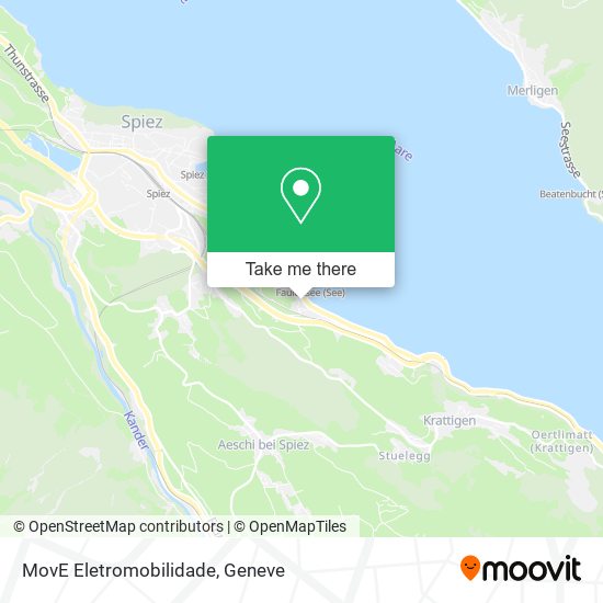 MovE Eletromobilidade map