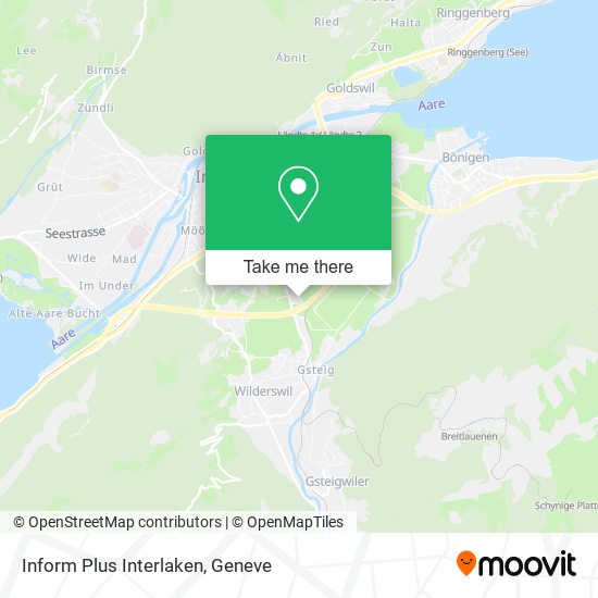 Inform Plus Interlaken map