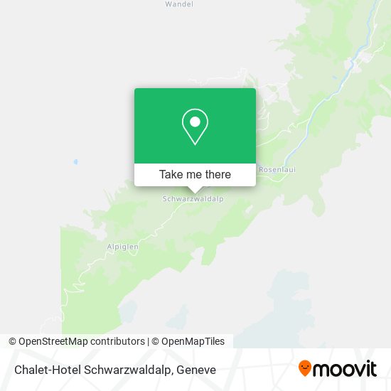 Chalet-Hotel Schwarzwaldalp map