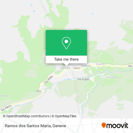 Ramos dos Santos Maria map