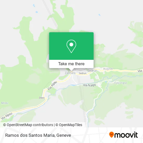 Ramos dos Santos Maria map