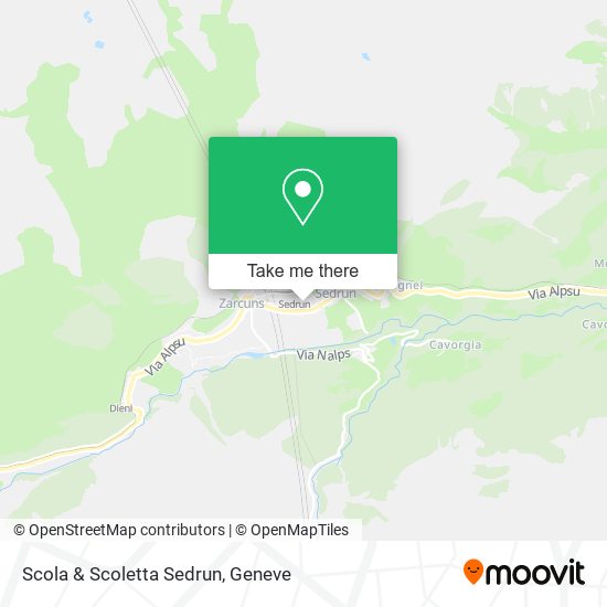 Scola & Scoletta Sedrun map