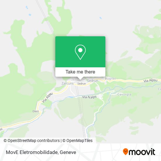 MovE Eletromobilidade map