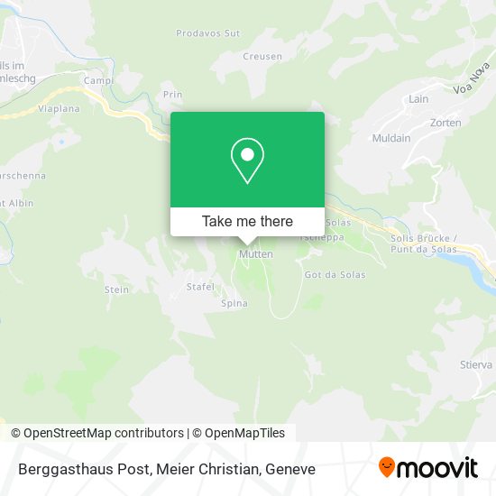 Berggasthaus Post, Meier Christian map