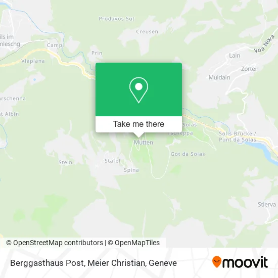 Berggasthaus Post, Meier Christian map