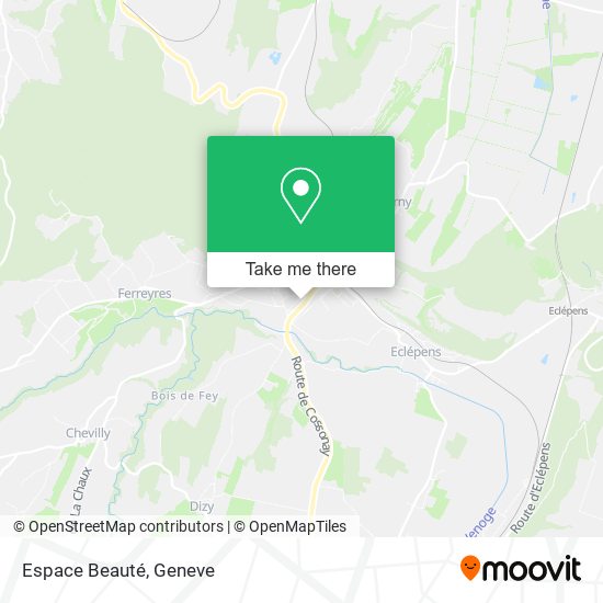 Espace Beauté map