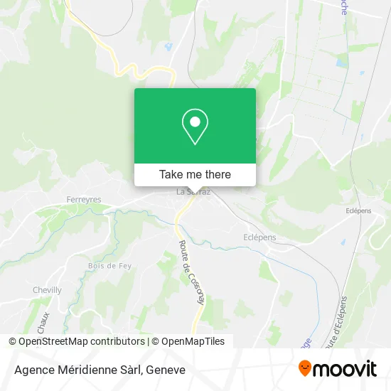 Agence Méridienne Sàrl map