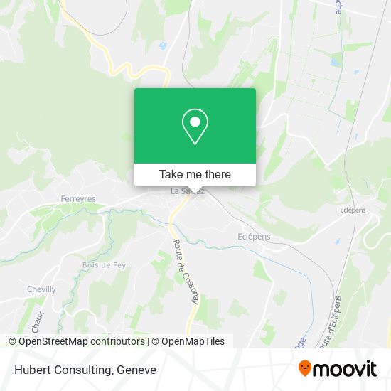 Hubert Consulting map