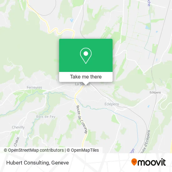 Hubert Consulting map