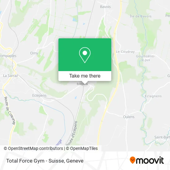 Total Force Gym - Suisse map
