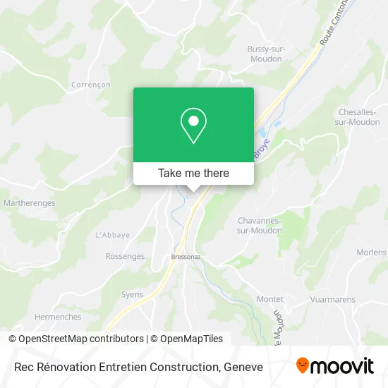 Rec Rénovation Entretien Construction map