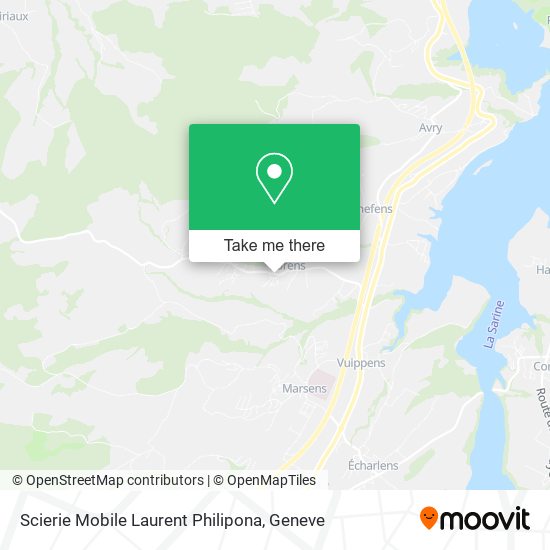 Scierie Mobile Laurent Philipona map