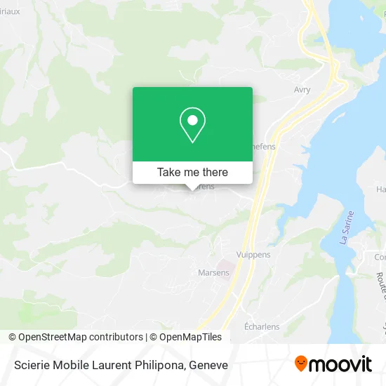 Scierie Mobile Laurent Philipona map