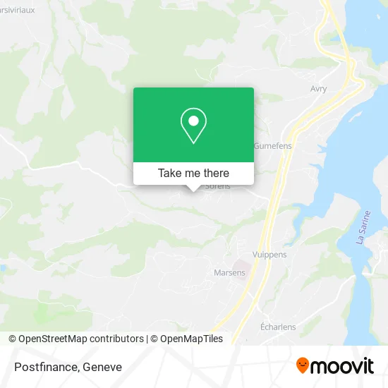 Postfinance map