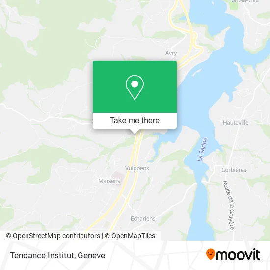 Tendance Institut map