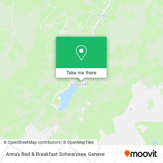 Anna's Bed & Breakfast Schwarzsee map