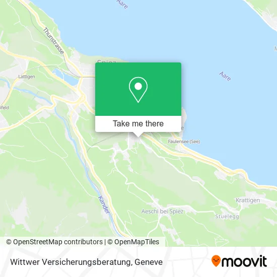 Wittwer Versicherungsberatung map