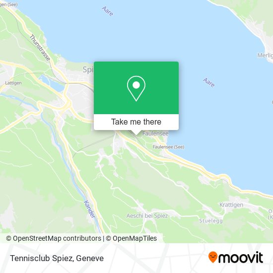 Tennisclub Spiez map